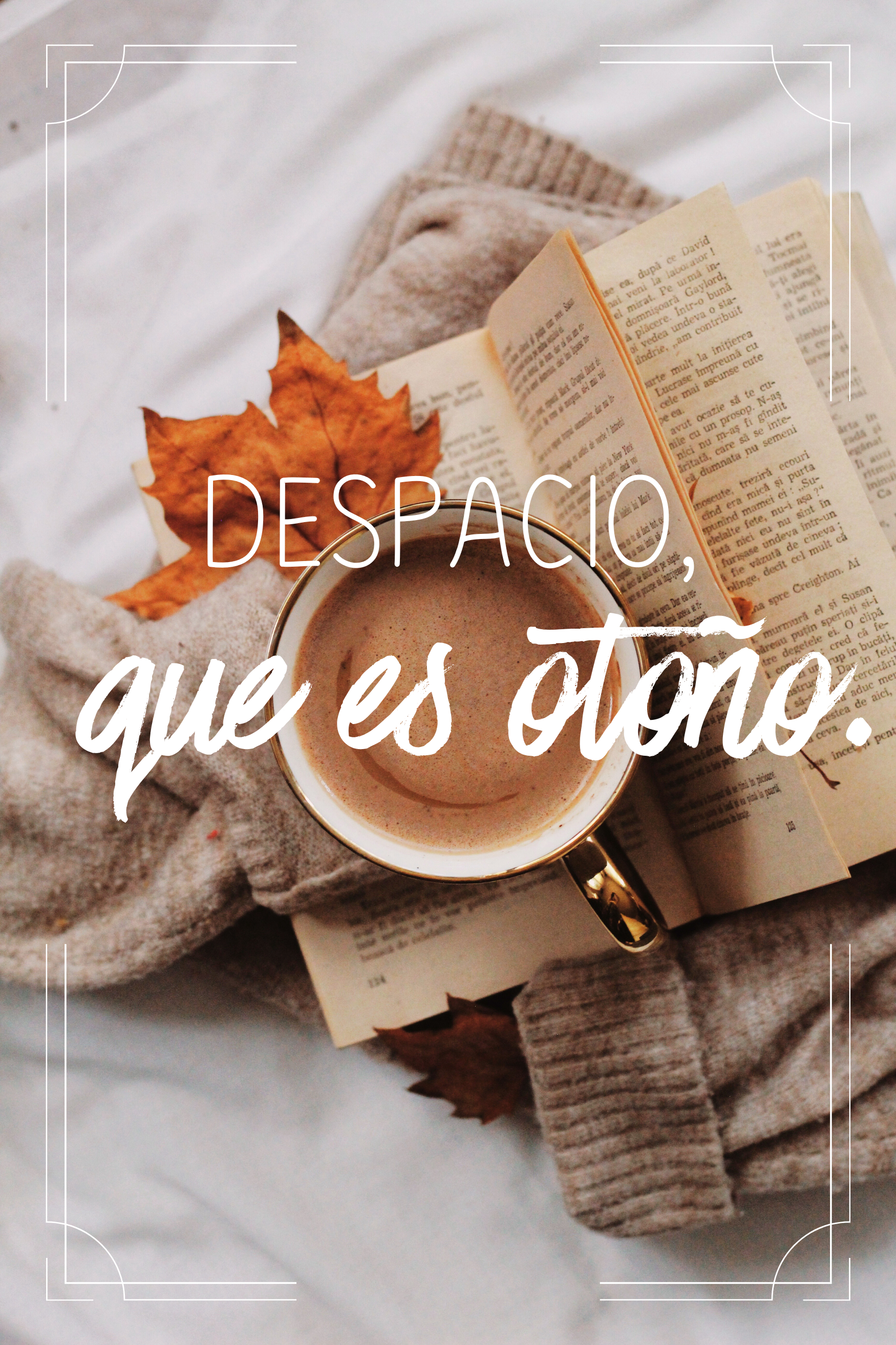 Despacio, que es otoño: tiempo de descansar y leer